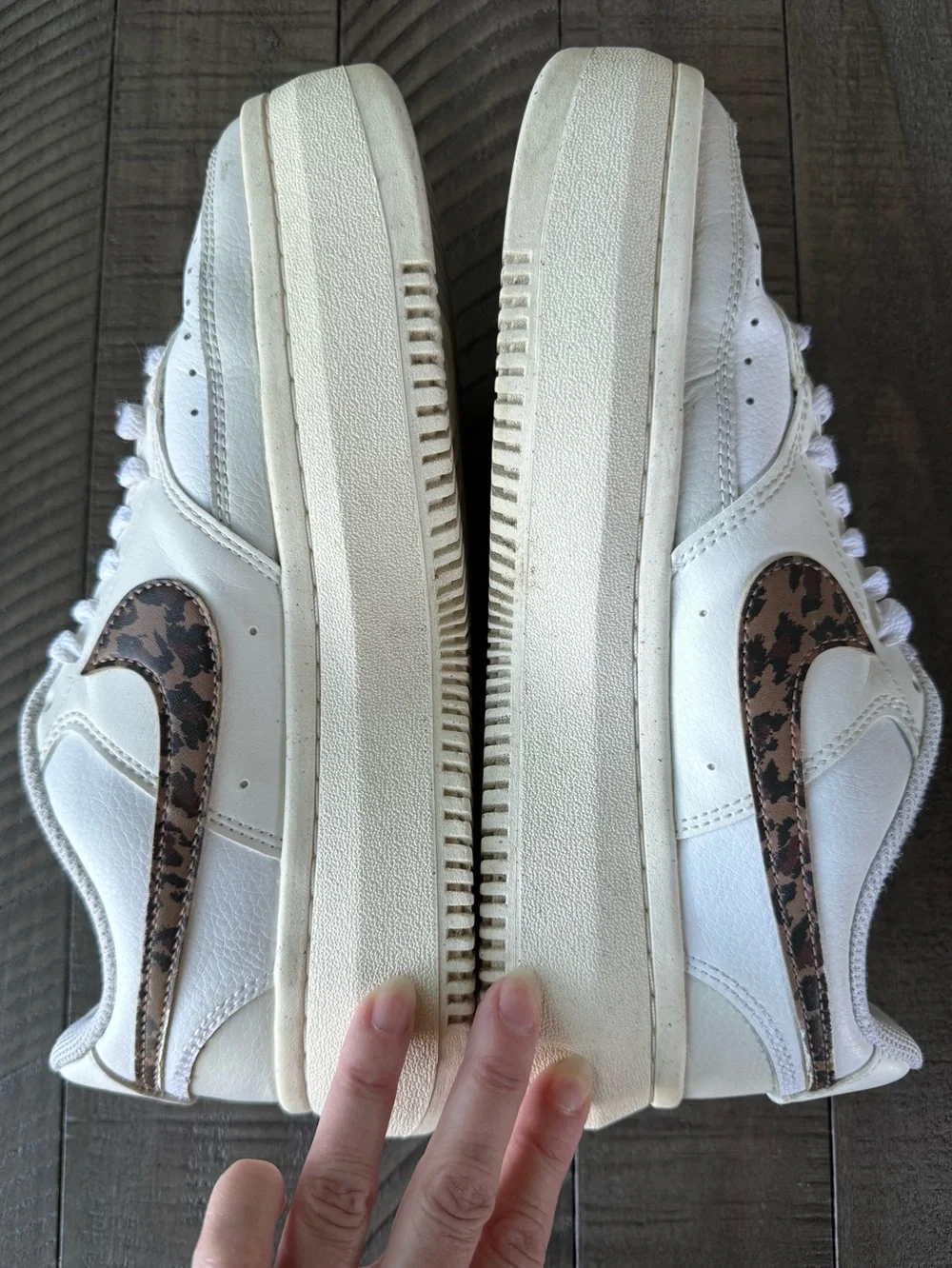 Nike Court Vision Leopardate Retro Platform Sneakers Leopard Women’s Size 9.6